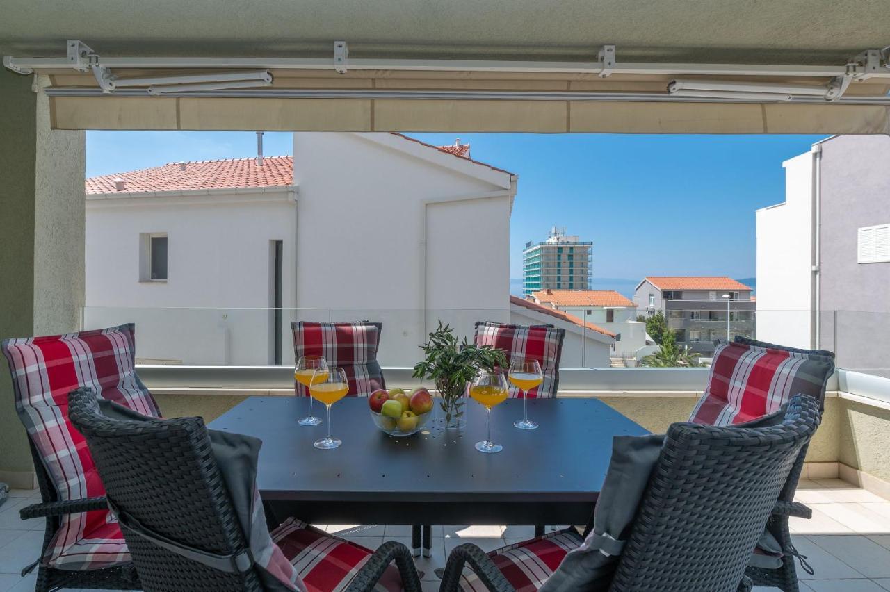Luxury Apartment Purple Summer Sea View Makarska Kültér fotó