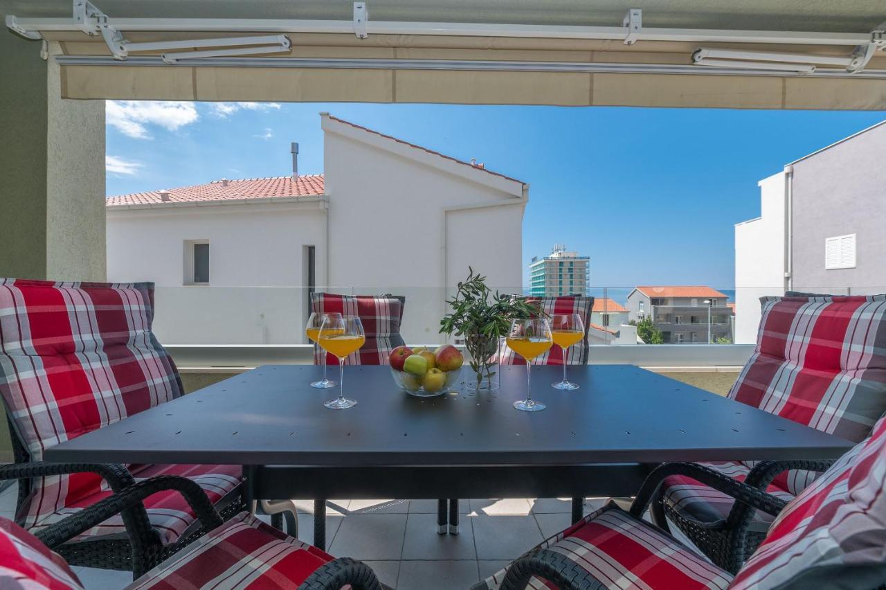 Luxury Apartment Purple Summer Sea View Makarska Kültér fotó