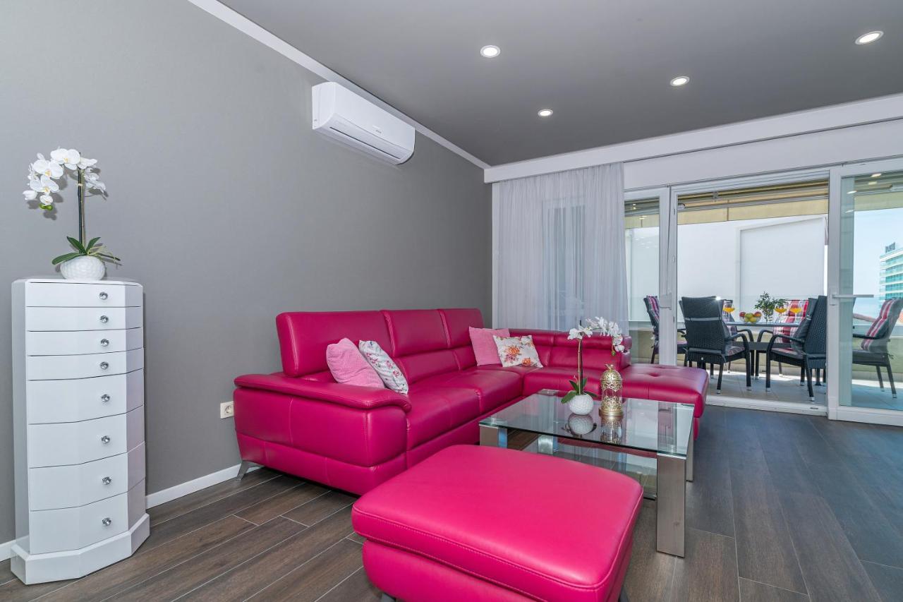 Luxury Apartment Purple Summer Sea View Makarska Kültér fotó
