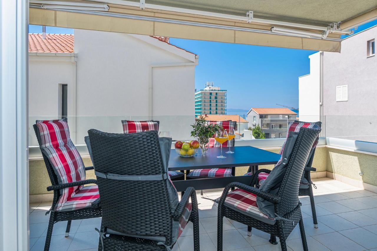 Luxury Apartment Purple Summer Sea View Makarska Kültér fotó