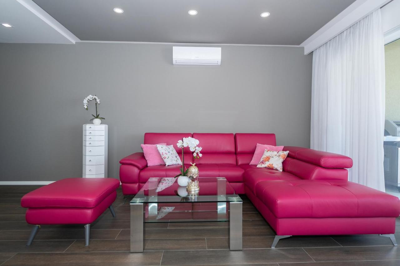 Luxury Apartment Purple Summer Sea View Makarska Kültér fotó