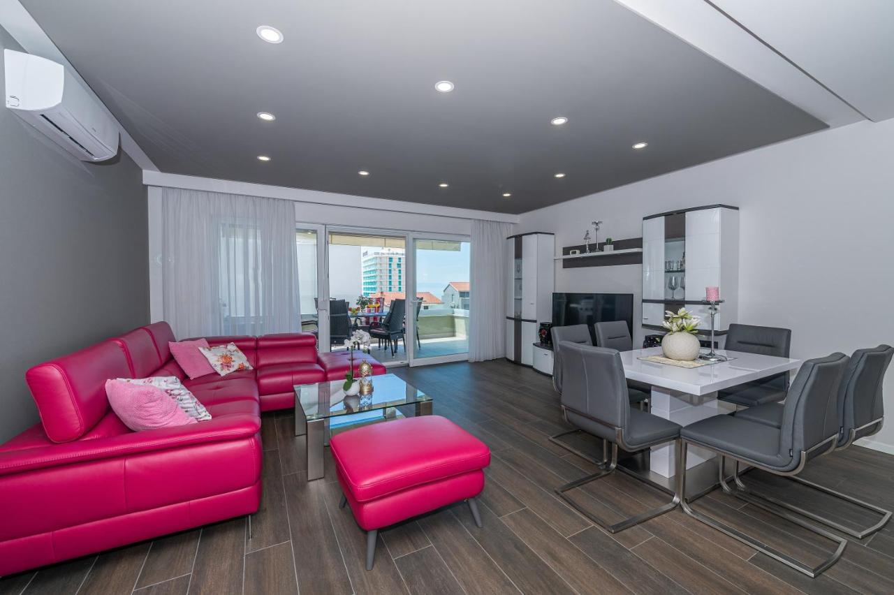 Luxury Apartment Purple Summer Sea View Makarska Kültér fotó